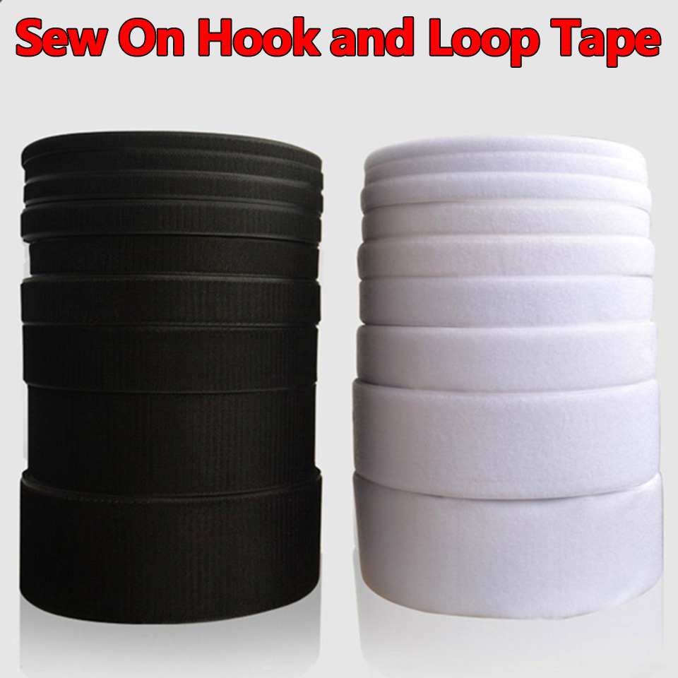 Velcro Sew On - 1/2/3/5Meters Sew on Hook and Loop