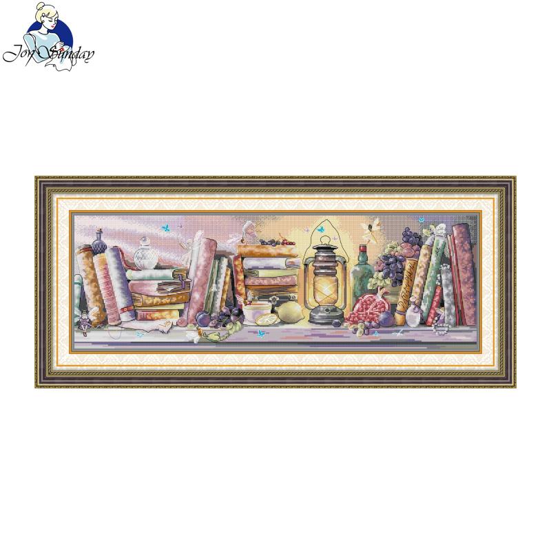 Textile Sewing Patterns - Cross Stitch Kit Joy Sunday Oil