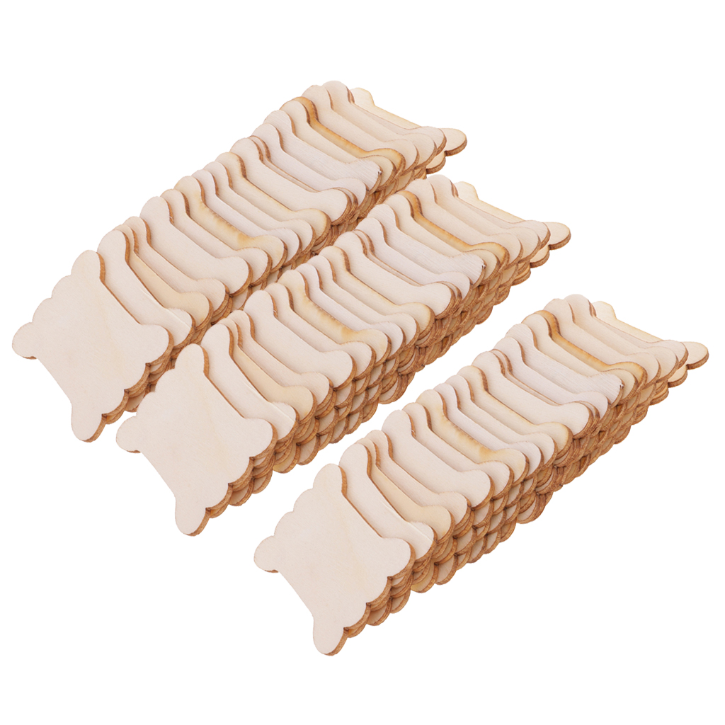 Bobbin Organizer Box - 20PCS/40PCS/60PCS Bone Shaped Wooden Floss Thread
