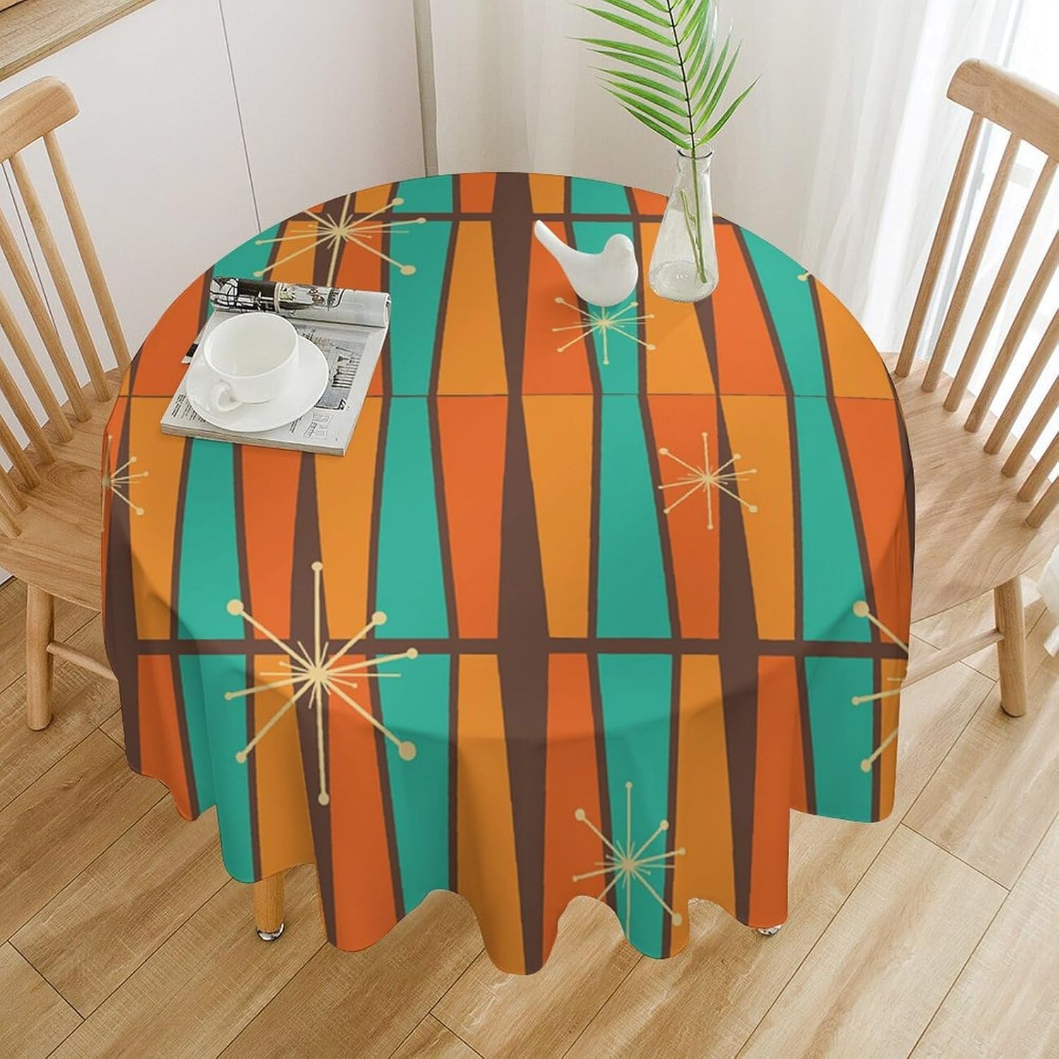 Mid Century Modern Orange Yell - Century Textile & Sewing Supply Online Shopping review and price