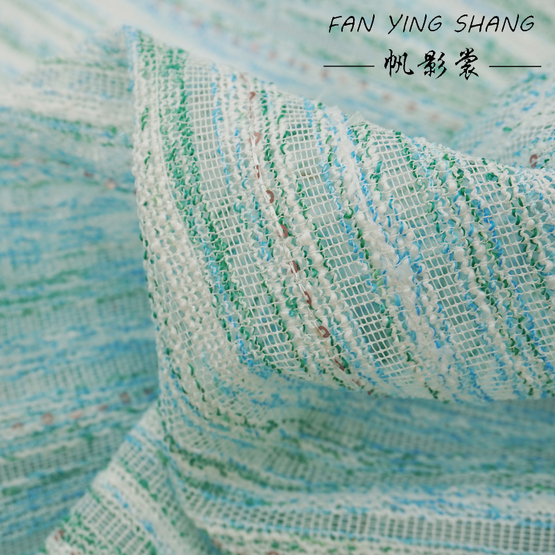 Fresh Style Blue Green Stripe  - Sewing Tweed review and price