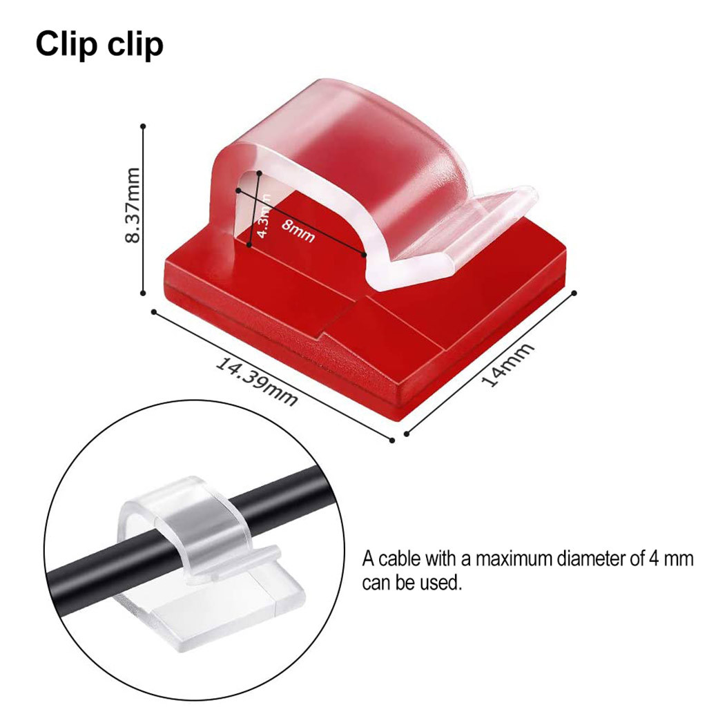 10-50pcs Cable Organizer Clips - Bobbin Organizer Box review and price