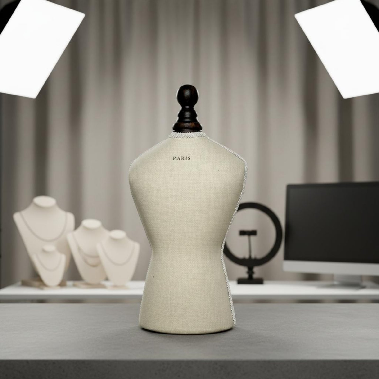 Necklace Bust Stand Tabletop B - Dress Form Mannequin review and price