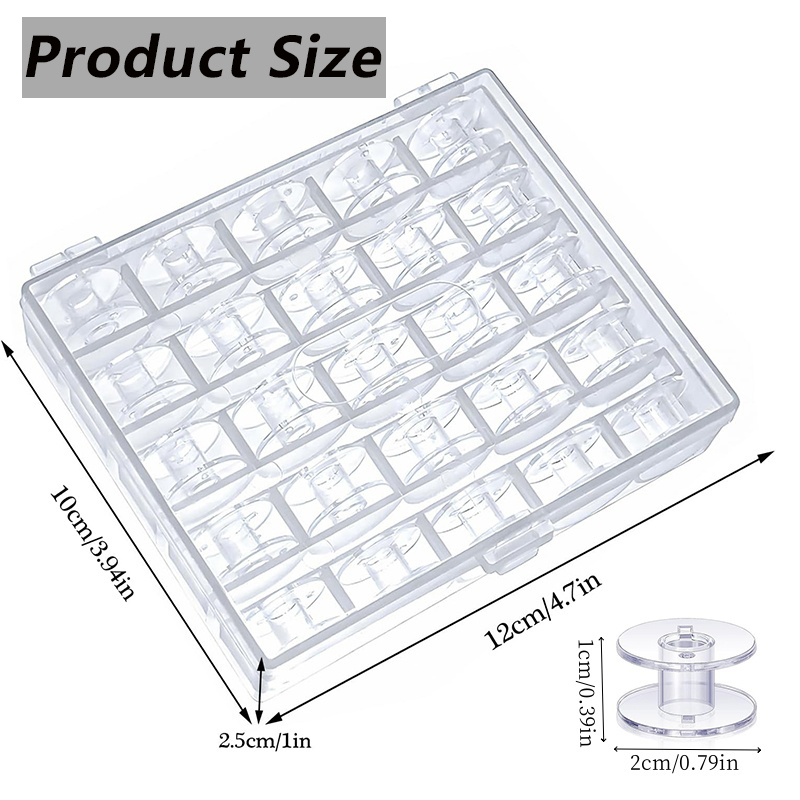 25pcs Home Sewing Machine Bott - Bobbin Organizer Box review and price