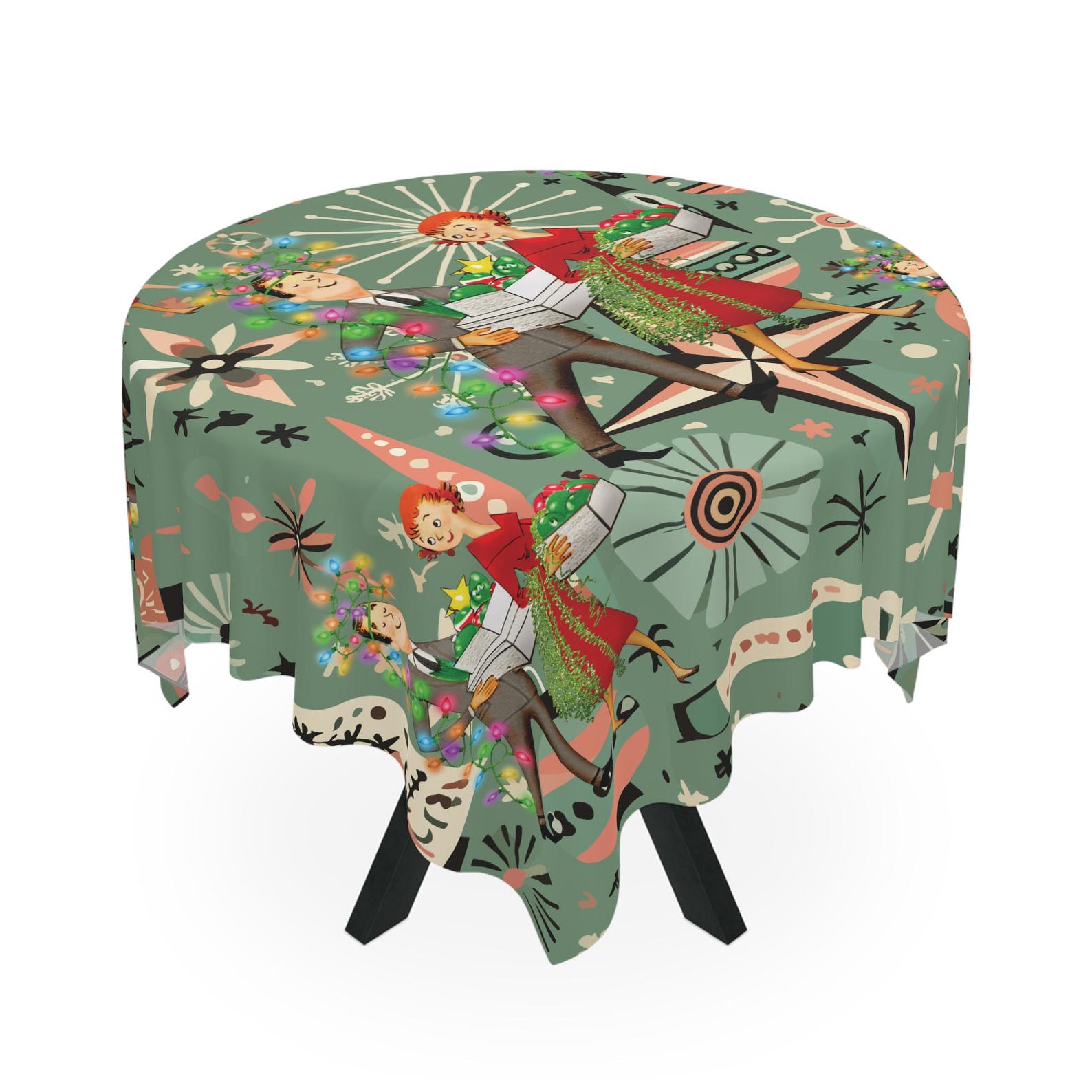 Retro 1950s Kitsch Christmas S - Century Textile & Sewing Supply Online Shopping review and price