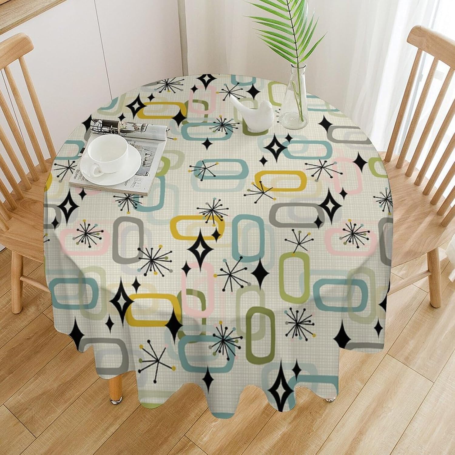 Mid Century Boho Retro Abstrac - Century Textile & Sewing Supply Online Shopping review and price