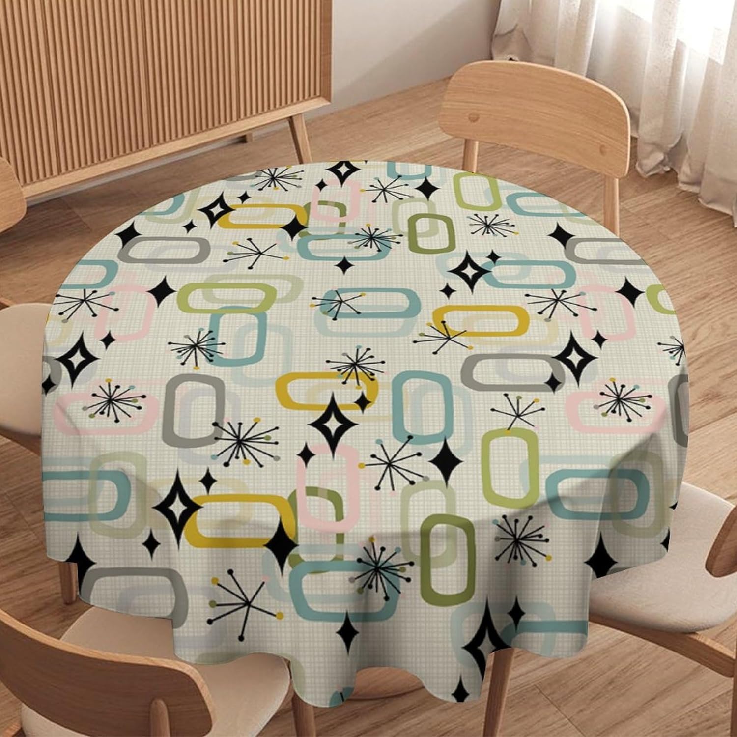Mid Century Boho Retro Abstrac - Century Textile & Sewing Supply Online Shopping review and price