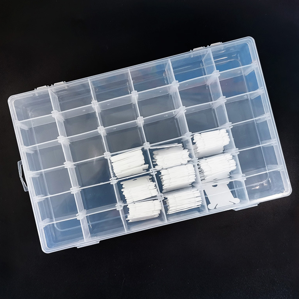 J1UL1N 36 Grids Plastic Embroi - Bobbin Organizer Box review and price