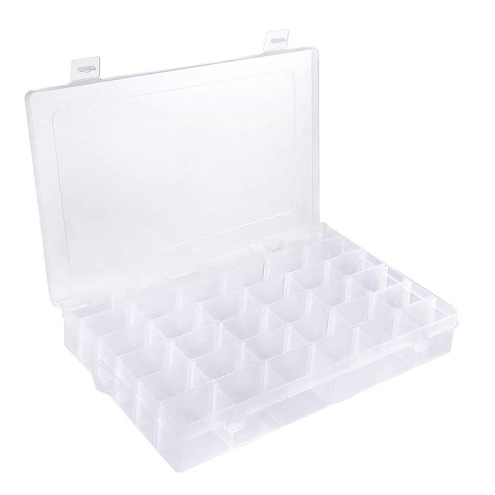 J1UL1N 36 Grids Plastic Embroi - Bobbin Organizer Box review and price