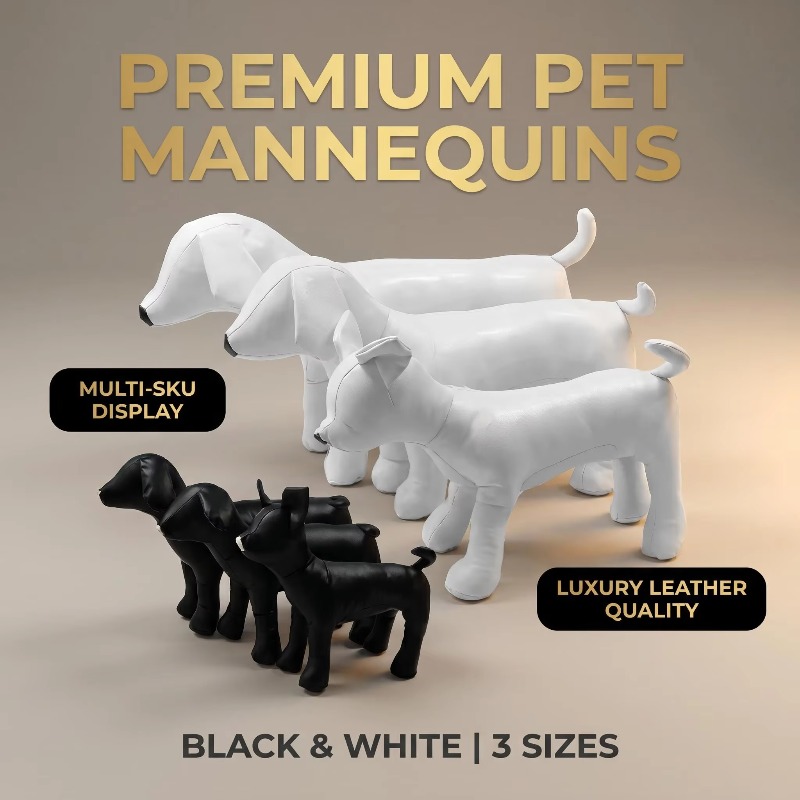 Leather Dog Mannequin Display  - Dress Form Mannequin review and price