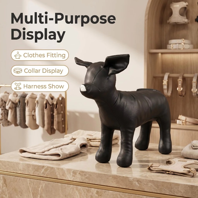 Leather Dog Mannequin Display  - Dress Form Mannequin review and price