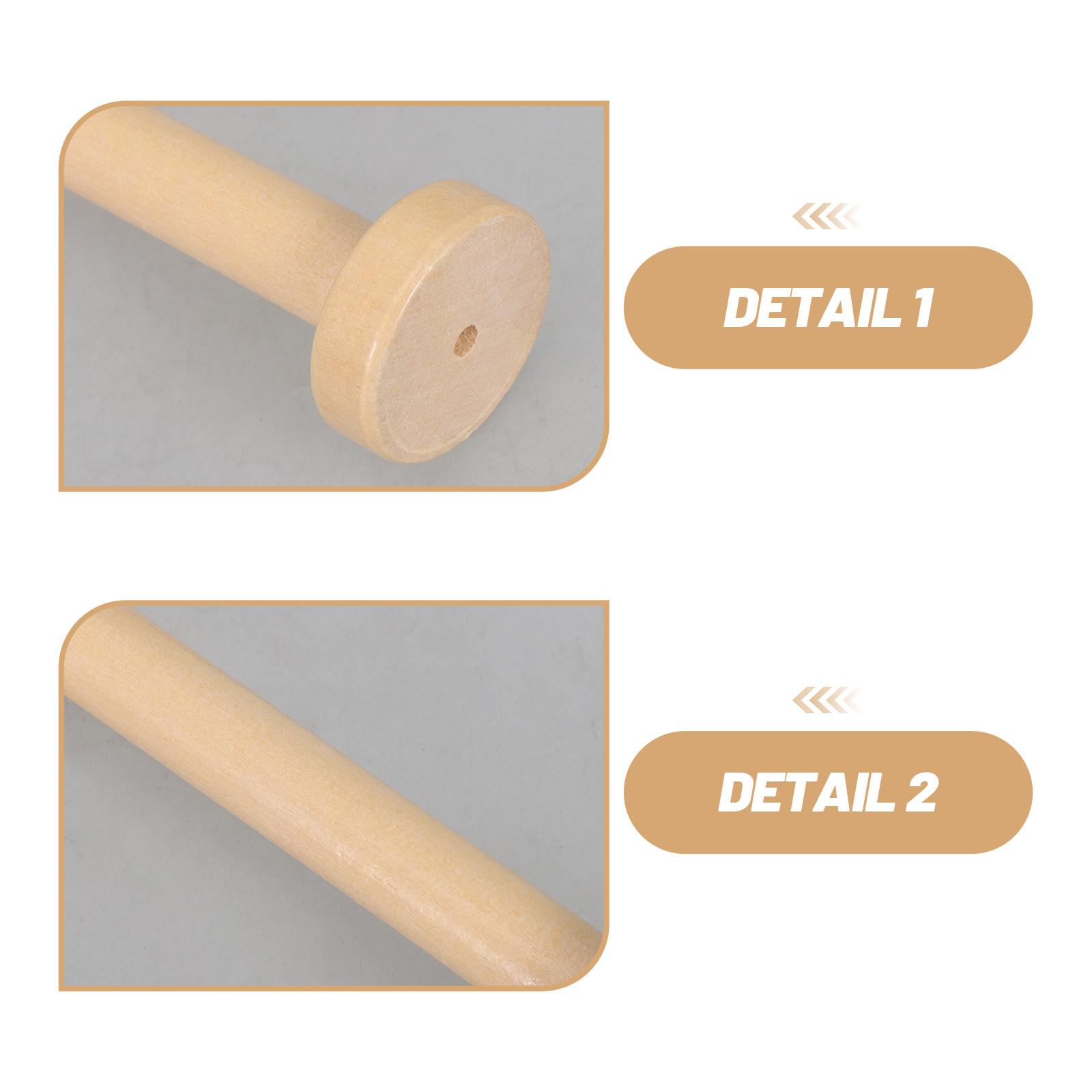 5Pcs Wooden Spools Natural Vin - Vintage Sewing Textile review and price