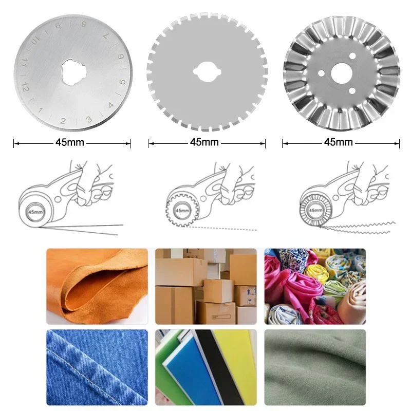 45MM Roller Wheel Knife Cloth  - Textile Sewing Kit review and price