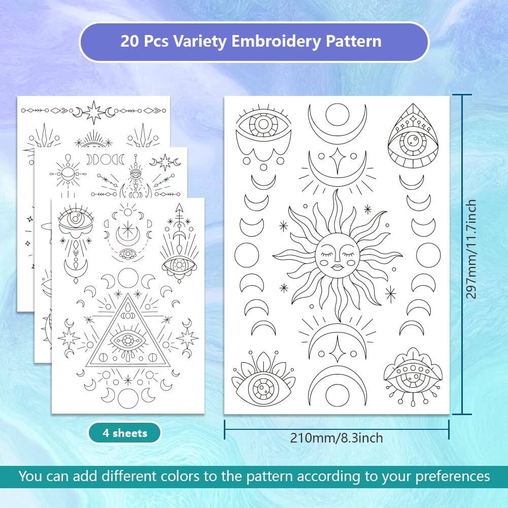 Stick And Stitch Mystical Sun  - Textile Sewing Patterns review and price