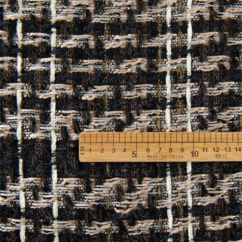 50x145cm Black And White Yarn- - Sewing Tweed review and price