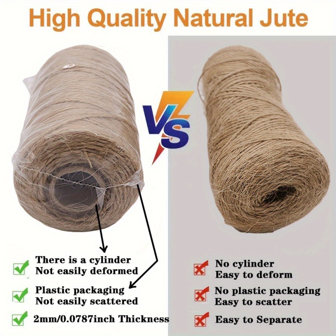 2/3/4mm Natural Jute Rope Stri - Vintage Sewing Textile review and price