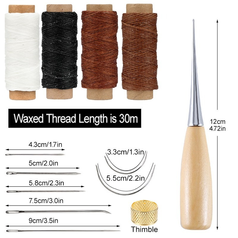 13 Pcs Leather Sewing Set Hand - Textile Sewing Kit review and price