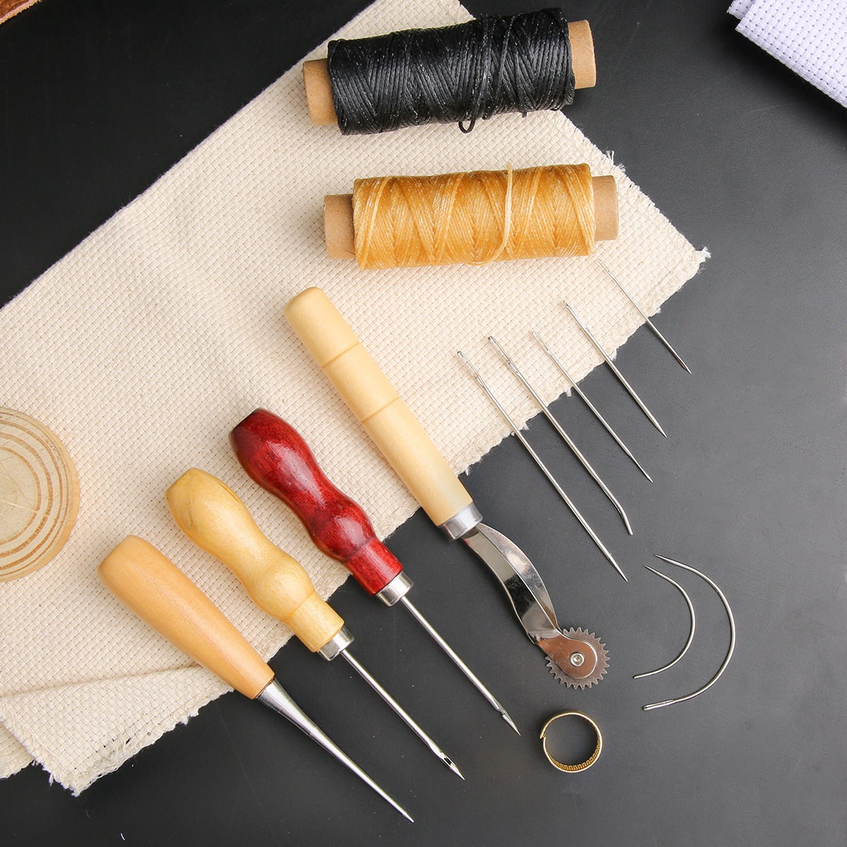 13 Pcs Leather Sewing Set Hand - Textile Sewing Kit review and price