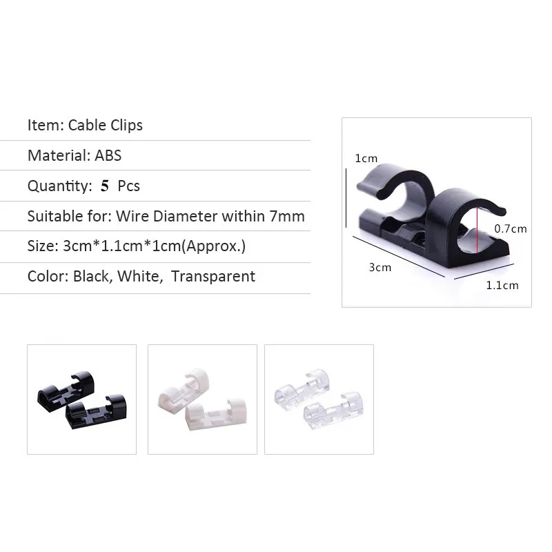 20Pcs Cable Organizer Clips Ca - Bobbin Organizer Box review and price