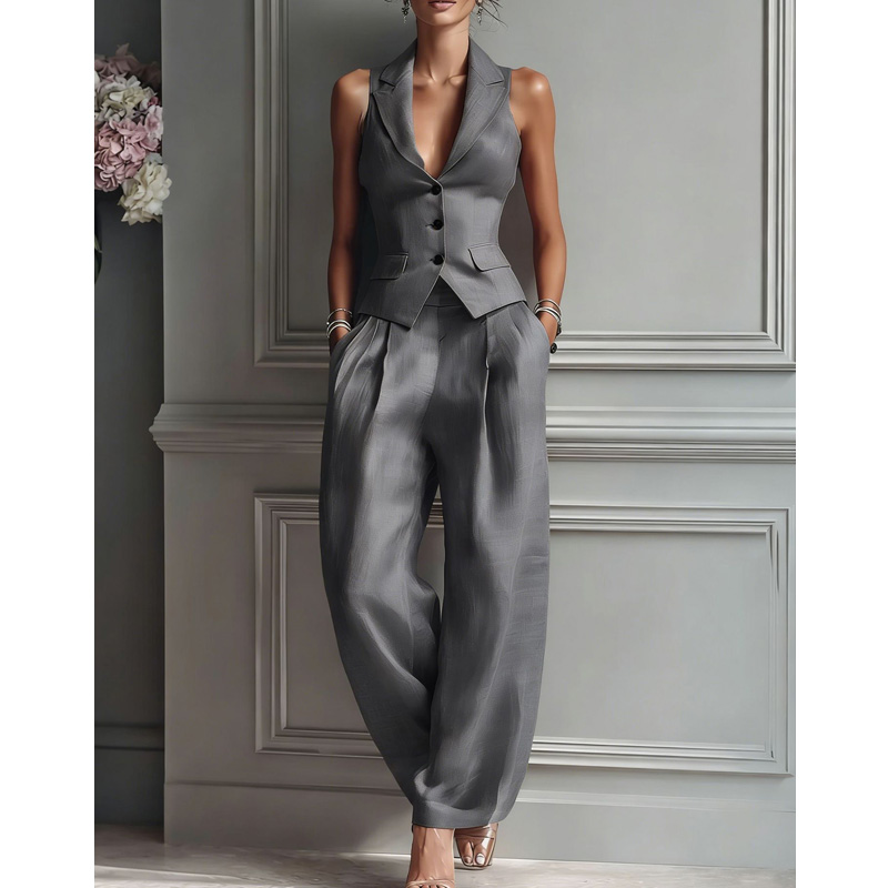 2026 Summer Women Two Piece Se - Sewing Vest review and price