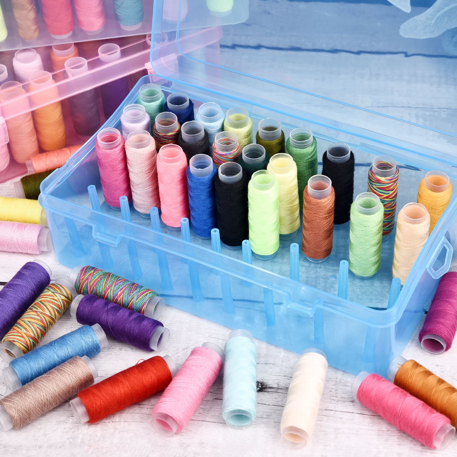 42 Axis Sewing Threads Box Bob - Bobbin Organizer Box review and price