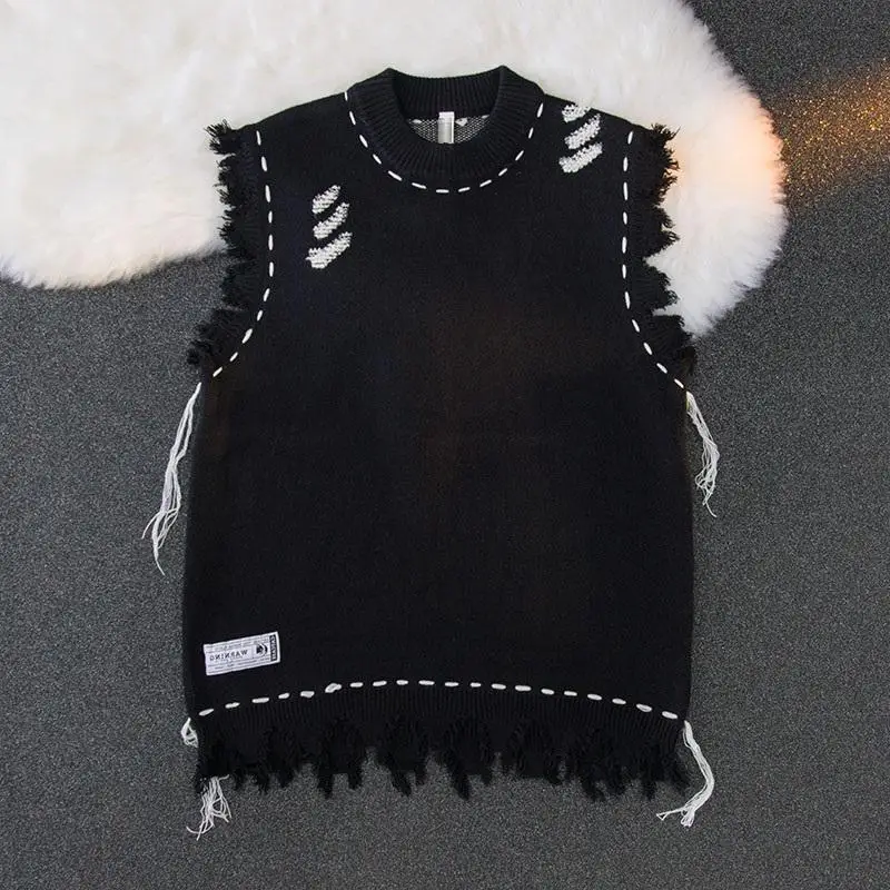 Knitted Sweaters for Men Hippi - Sewing Vest review and price