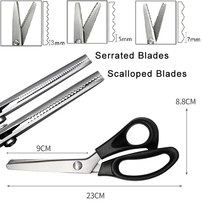 1Pc Pinking Shears Stainless S - Pinking Shear Blade review and price