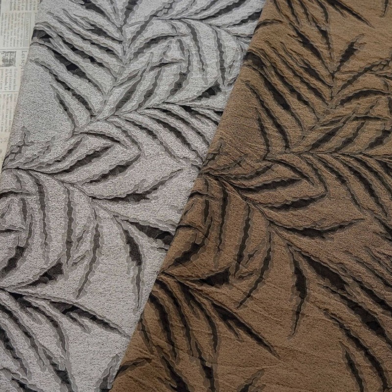 Vintage 3D Embossed Palm Leaf  - Vintage Sewing Textile review and price