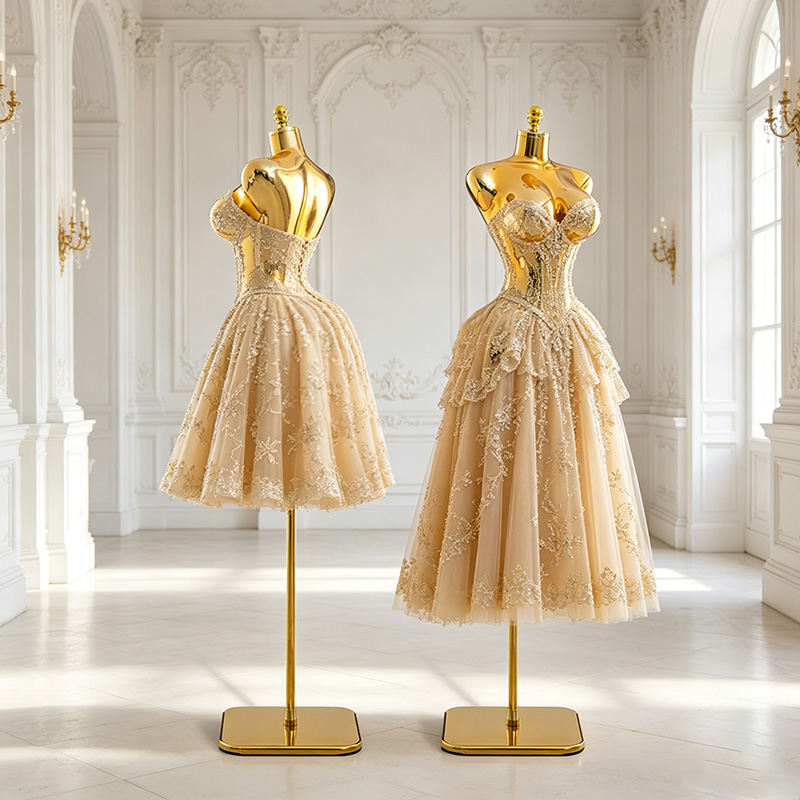 boutique shop Chrome golden pl - Dress Form Mannequin review and price