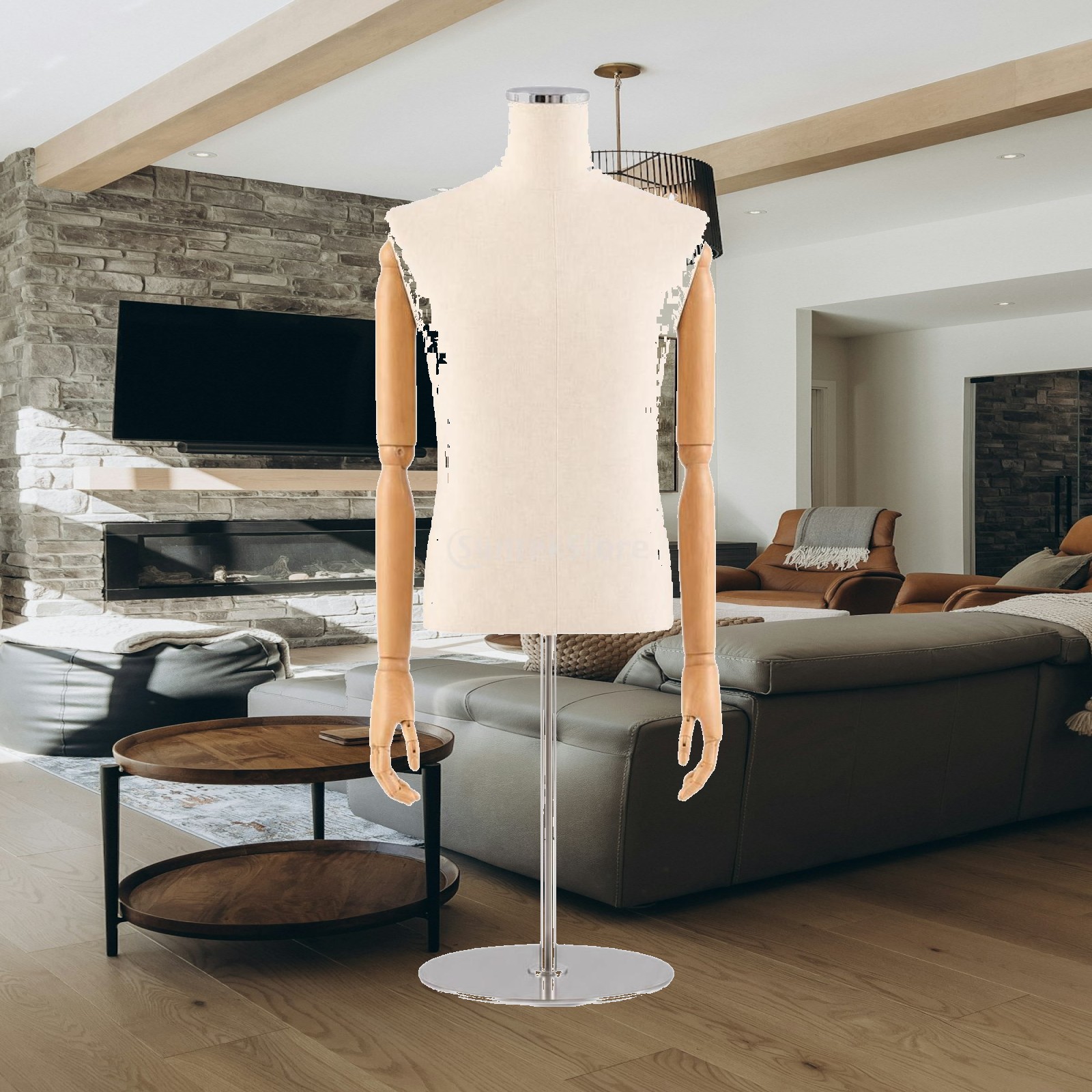 Male Half-Body Mannequin texti - Dress Form Mannequin review and price