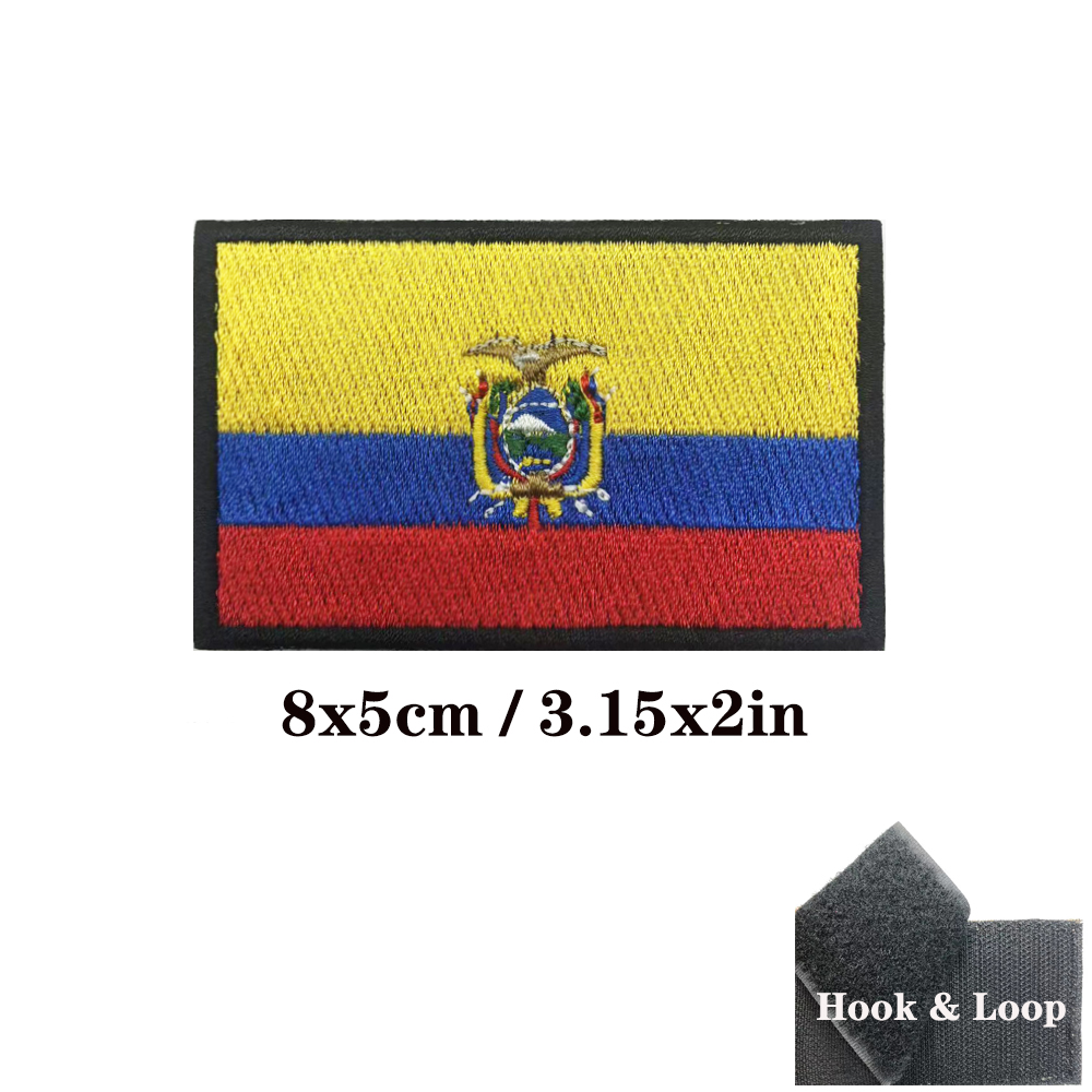 1PC Ecuadorian flag Ecuador Pa - Velcro Sew On review and price