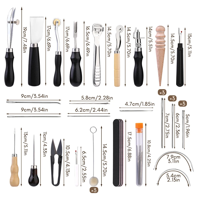 KRABALL Professional Leather C - Textile Sewing Kit review and price