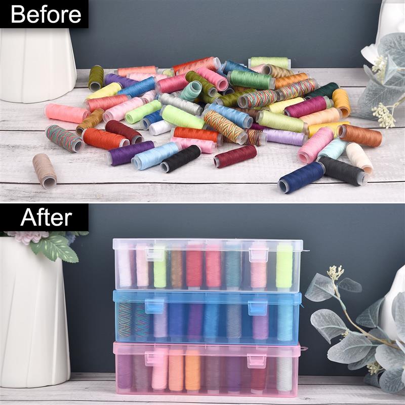 New 42 Axis Sewing Thread Stor - Bobbin Organizer Box review and price