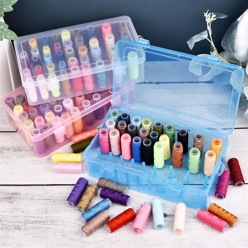 New 42 Axis Sewing Thread Stor - Bobbin Organizer Box review and price