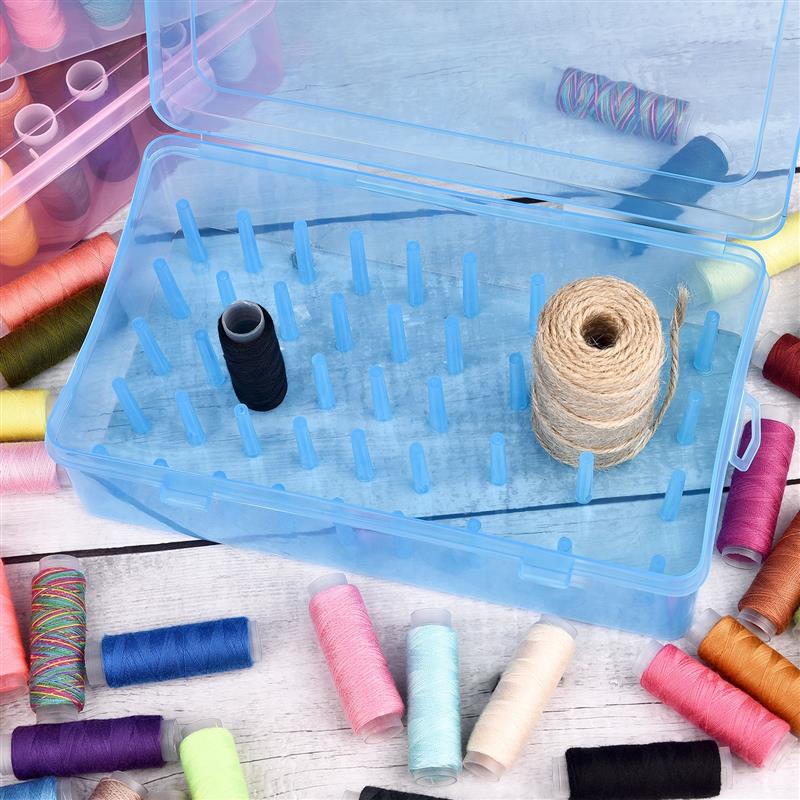 New 42 Axis Sewing Thread Stor - Bobbin Organizer Box review and price